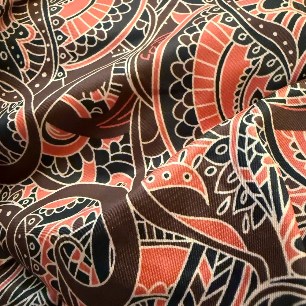 NWOT Paisley Long Sleeve Pullover Midi Dress XL, - Picture 5 of 5